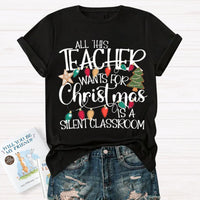 Festive Holiday Graphic Tee, Teacher Christmas Shirt, Adorable Educator Christmas T-Shirt, School Winter Holiday Top, Teacher Appreciation Present