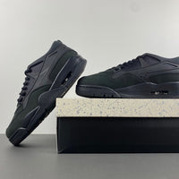 Low Top Sneakers, Black Colorway, Lace Up Design, Casual Gift for Sneaker Fans
