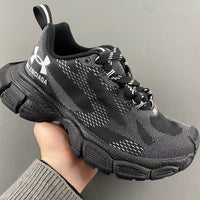 Distressed Shoes, Black Colorway, Lace Up Design, Distressed Finish, Casual Gift for Shoe Lovers