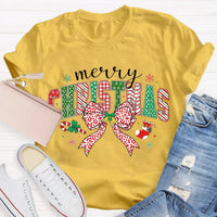 Adorable Holiday Educator Shirt, Merry Christmas Teacher T-Shirt, School Teacher Graphic Tee, Winter Christmas Teacher Shirt, Teacher Xmas Present