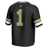 #1 UCF Knights Lightweight Collegiate Football Fashion Jersey - Black