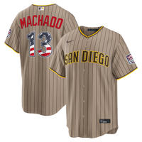 Fourth of July San Diego Padres Manny Machado Sand USA 250 Stadium Jersey