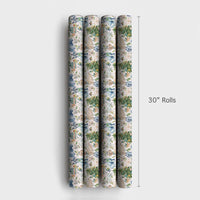 Watercolor Holiday Gift Wrap, Terrier Dog Christmas Wrapping Paper, Scottish Terrier Present Paper, Adorable Dog Lover Holiday Wrapping Paper