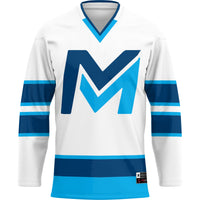 Mid Michigan College Hockey Jersey - White