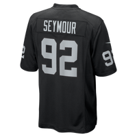 Las Vegas Raiders Richard Seymour Black Retired Player Game Jersey
