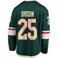 Minnesota Wild Jonas Brodin Green Breakaway Jersey