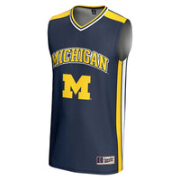 Michigan Wolverines Spirit Basketball Jersey - Navy