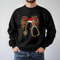 Festive Stethoscope Holiday Crewneck, Christmas Nurse Sweatshirt, RN ICU Nurse Winter Shift Sweater, Nursing Student Xmas Pullover Present