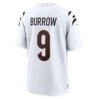 Cincinnati Bengals Joe Burrow White Game Jersey