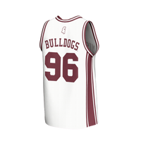 Mississippi State Bulldogs Lightweight Collegiate Basketball Fashion Jersey - White