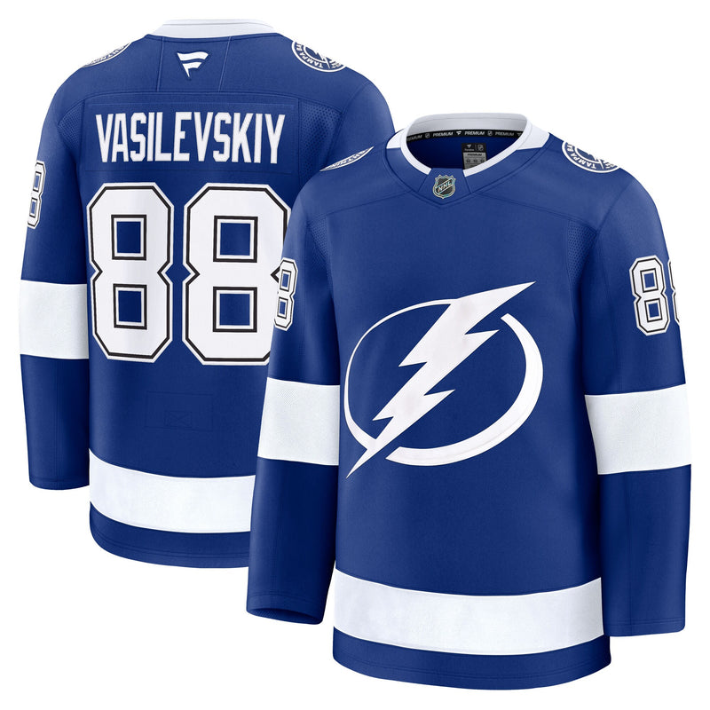 Tampa Bay Lightning Andrei Vasilevskiy Blue Home Premium Jersey