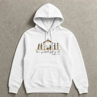 The Greatest Present of All Hooded Sweatshirt, Nativity Scene Hoodie, Christian Religious Christmas Pullover, Nativity Faith Hoodie Present