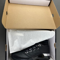 High Top Sneakers, Black Colorway, Lace Up Design, Casual Gift for Sneaker Fans