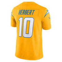 Los Angeles Chargers Justin Herbert Gold Alternate Charger Power Limited Jersey