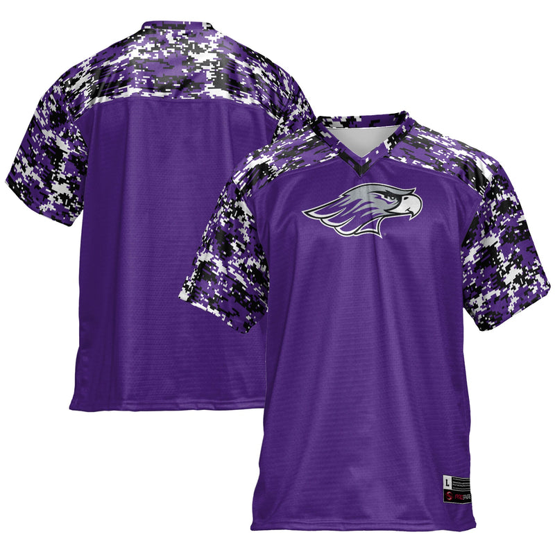 Wisconsin-Whitewater Warhawks Football Jersey - Purple