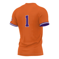 #1 Clemson Tigers Lightweight Softball Jersey - Orange