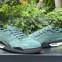 Low Top Sneakers, Army Green Colorway, Lace Up Design, Casual Gift for Sneaker Fans