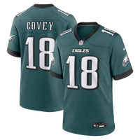 Philadelphia Eagles Britain Covey Midnight Green Team Game Jersey