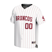 Santa Clara Broncos Lightweight Collegiate Baseball NIL Pick-A-Player Fashion Jersey - White