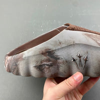 Slides, Brown Colorway, Camouflage Pattern, Slip On Design, Casual Gift for Shoe Lovers