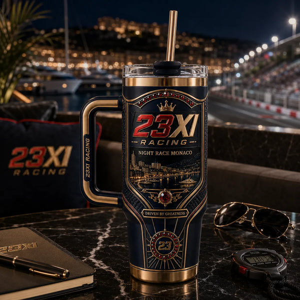 Monaco Nocturne - 23XI Gilded Crest Tumbler - main