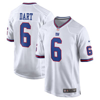 New York Giants Jaxson Dart White Alternate Vintage White Game Jersey