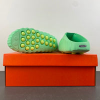 Slides, Green Colorway, Slip On Design, Casual Gift for Shoe Lovers
