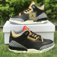 Sneakers, Black Gold Colorway, Lace Up Design, Casual Gift for Sneaker Fans