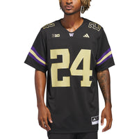 #24 Black Washington Huskies Alternate Premier Strategy Jersey