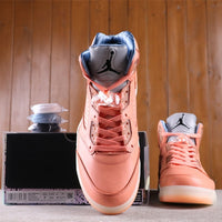 High Top Sneakers, Peach Colorway, Lace Up Design, Casual Gift for Sneaker Fans