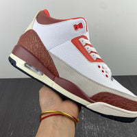 Low Top Sneakers, White Red Colorway, Leather Footwear, Lace Up Design, Casual Gift for Sneaker Fans