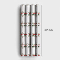 Western Holiday Wrapping Paper, Cowboy Boot Christmas Wrapping Paper, Country Cowgirl Gift Wrap, Festive Winter Present Wrapping Paper