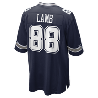 Dallas Cowboys CeeDee Lamb Navy Game Jersey
