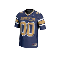 Montana State Bobcats Lightweight Football Fashion Jersey - Navy