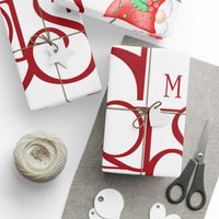 Christmas Gift Wrap Roll, Adorable Gnome and Reindeer Wrapping Paper, Holiday Wrapping Paper, Festive Xmas Gift Wrap, Winter Present Paper