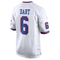 New York Giants Jaxson Dart White Alternate Vintage White Game Jersey