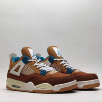 Sneakers, Brown Blue Colorway, Lace Up Design, Casual Gift for Sneaker Fans