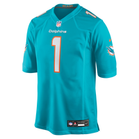 Miami Dolphins Number 1 Dad Aqua Game Jersey