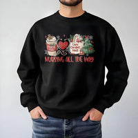 Nurse Christmas Sweatshirt, Nursing All the Way Sweatshirt, Registered Nurse Holiday Crewneck, Nursing Student Winter Pullover