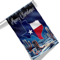 Double-Sided Lone Star State Yard Flag, Texas Merry Christmas Y'all Garden Flag, Southern Rustic Holiday Lawn Flag