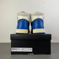 High Top Sneakers, Blue White Black Purple Colorway, Lace Up Design, Casual Gift for Sneaker Fans