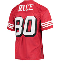 San Francisco 49ers 1994 Jerry Rice Scarlet Authentic Throwback Retired Player Jersey