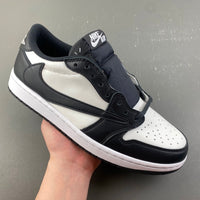 Low Top Sneakers, White Black Colorway, Reverse Hook Design, Lace Up Design, Casual Gift for Sneaker Fans