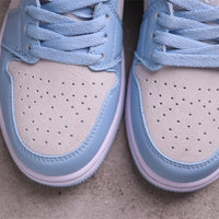 Low Top Sneakers, Blue Colorway, Lace Up Design, Casual Gift for Sneaker Fans