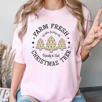 Holiday Bakery T-Shirt, Farm Fresh Christmas Tree Cookie T-Shirt, Humorous Christmas Cookie T-Shirt, Adorable Winter Baking Tee, Holiday Season Top