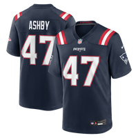 New England Patriots Julian Ashby Navy Team Game Jersey