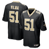 New Orleans Saints Jonathan Vilma Black Game Retired Player Jersey