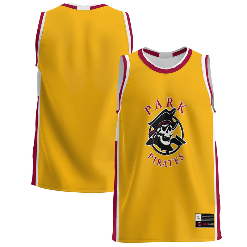 Park Pirates Lightweight Basketball Jersey - Gold