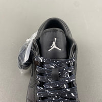 Low Top Sneakers, Black Colorway, Lace Up Design, Casual Gift for Sneaker Fans
