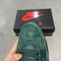 Low Top Sneakers, Green Colorway, Leather Footwear, Lace Up Design, Casual Gift for Sneaker Fans